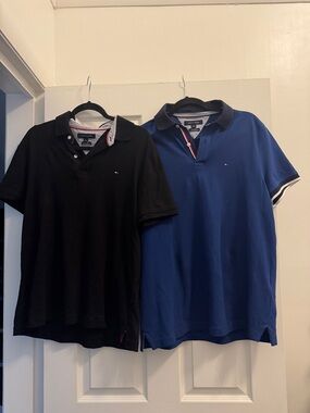Tommy Hilfiger Men’s Polo Pack - Black & Royal Blue
